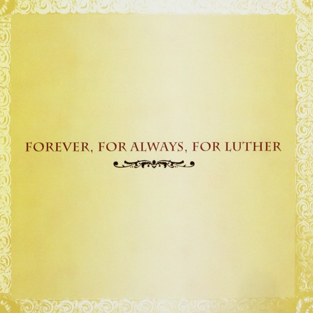 Luther CD “Forever, For Always, For Luther”, a Jazz Tribute by various artist